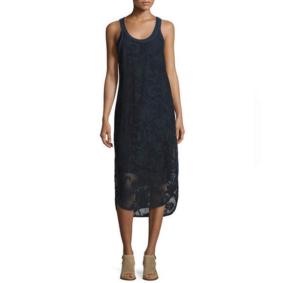 rag & bone Dresses & Skirts - RAG & BONE Stella Floral Laser-Cut Tank Dress